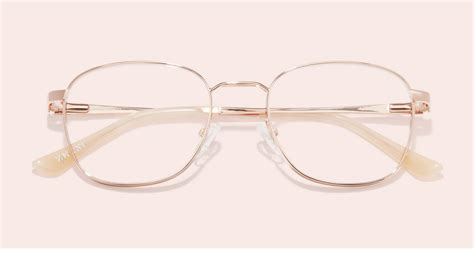 zenni optical rose gold frames